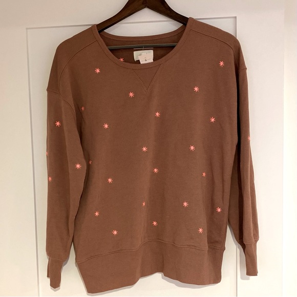 Lou & Grey Tops - Lou & Grey Terry Sun Sweatshirt